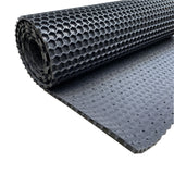 Nicoman Hex PVC Rubber Mats Black - 1.5m Wide