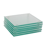 Rinkit Square Glass Coasters Pack of 6 – 10cm