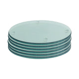 Rinkit Round Glass Coasters – Pack of Six