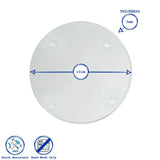 Rinkit Round Glass Coasters – Pack of Six