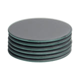 Rinkit Round Glass Coasters – Pack of Six