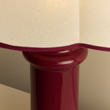 Tala Heath Table Lamp in Port Red