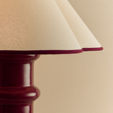 Tala Heath Table Lamp in Port Red