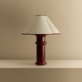 Tala Heath Table Lamp in Port Red