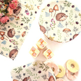 Honey Bee Good Hedgehogs Beeswax Wraps Set of 3 | Hedgehogs