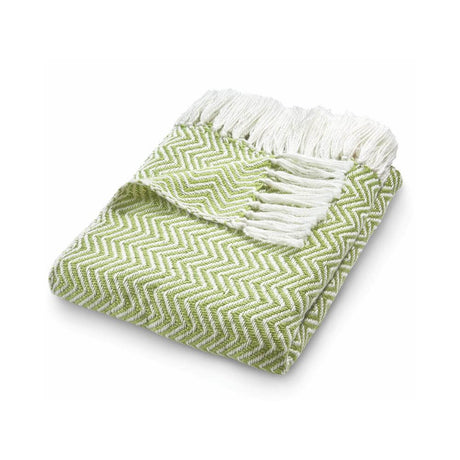 Herringbone Design Woven Throw | The Rugs