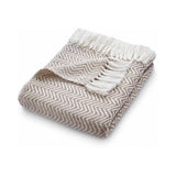 Herringbone Design Woven Throw | The Rugs