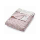Herringbone Design Woven Throw | The Rugs