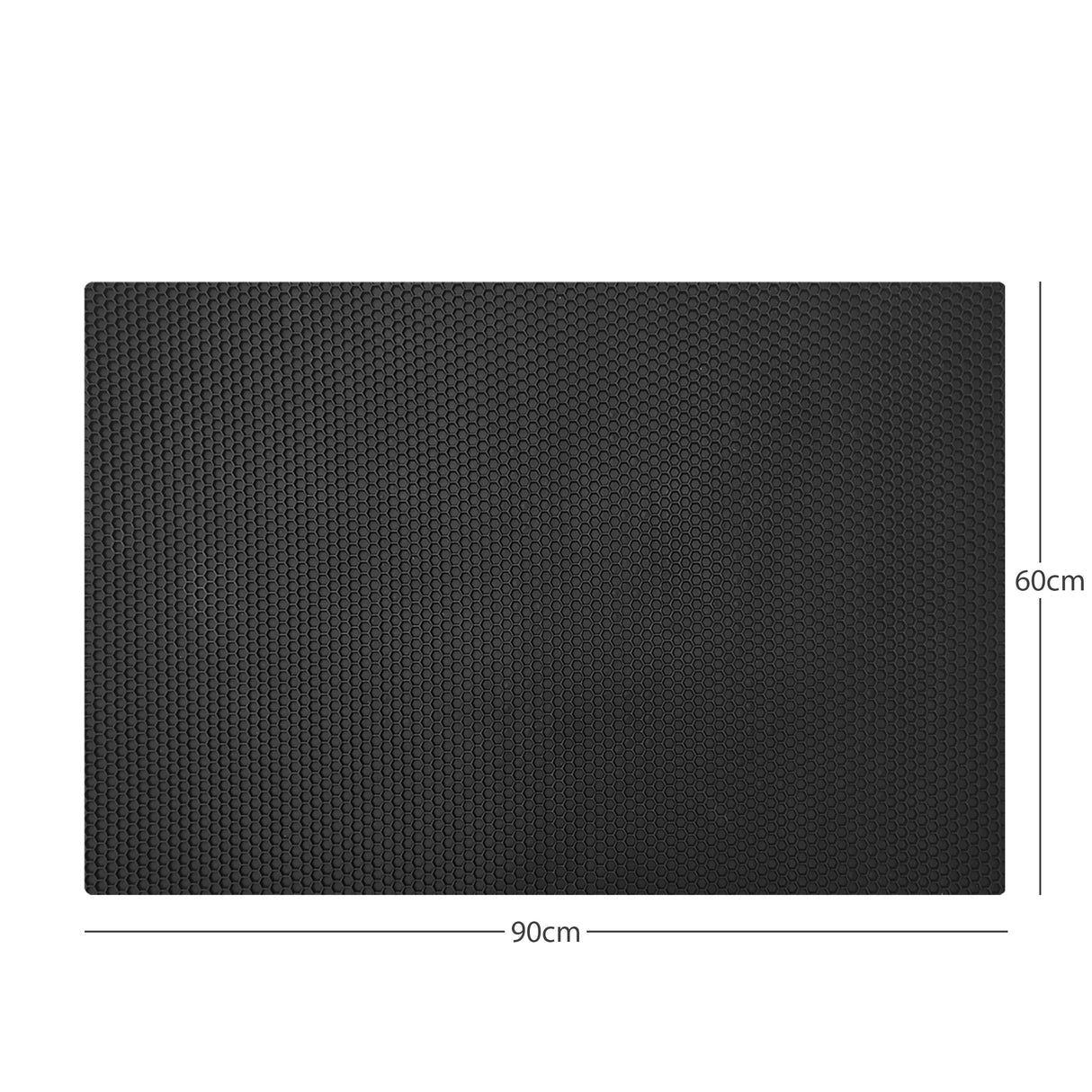 Nicoman Hexagon Pattern Heavy Duty Rubber Door Mat