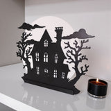 Filamora Studios Spooky Halloween Hill House LED Tealight Holder