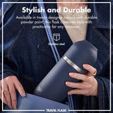 ION8 Luma Vacuum Insulated, Flask & Mug, Ash Navy, 700ml (24oz)