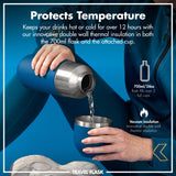 ION8 Luma Vacuum Insulated, Flask & Mug, Deep Teal, 700ml (24oz)