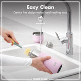 ION8 Luma Vacuum Insulated, Flask & Mug, Rose Quartz, 700ml (24oz)