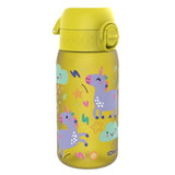 ION8 Leak Proof Kids Water Bottle, Recyclon, Yellow Unicorns, 350ml (12oz)