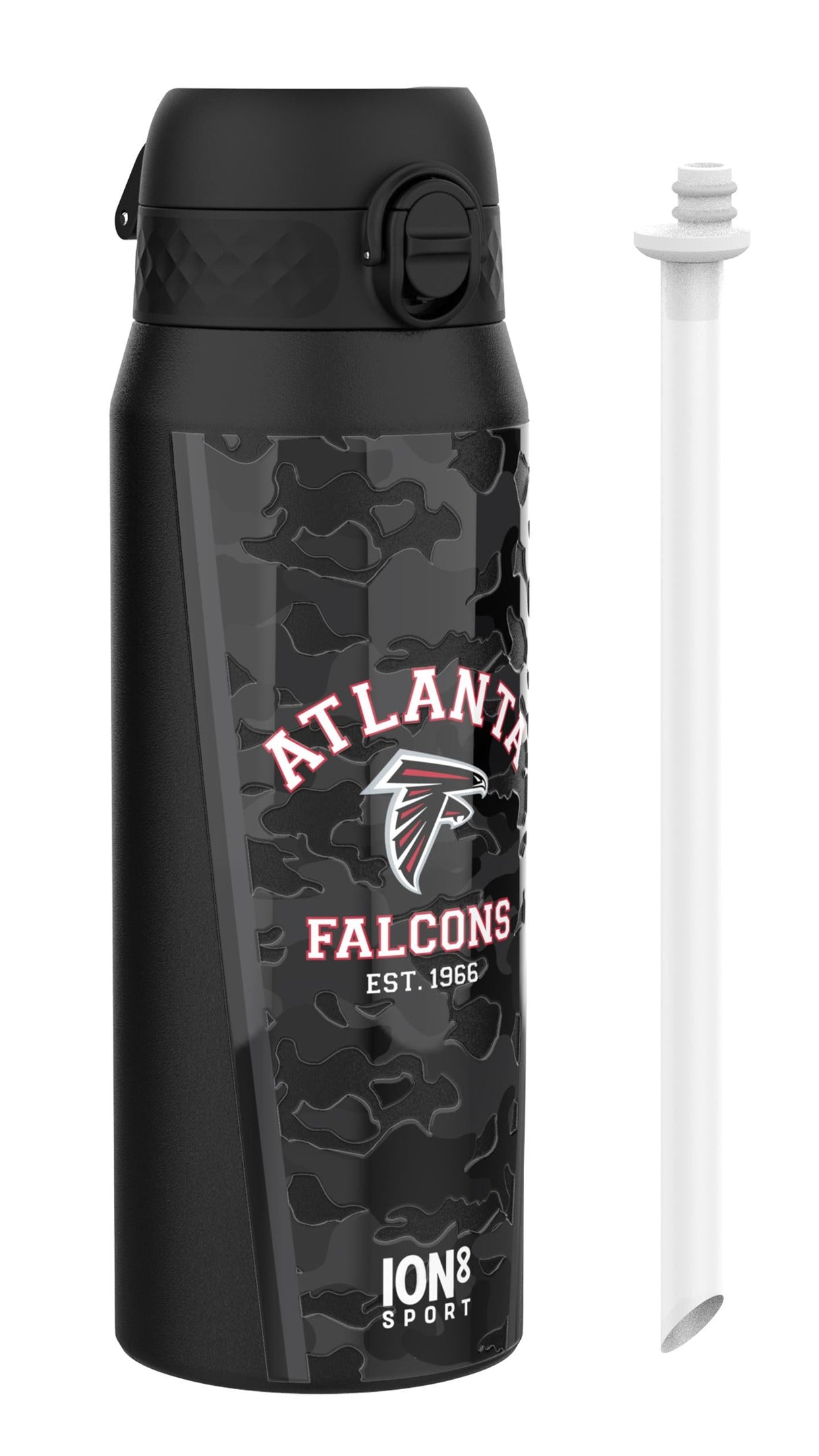 NFL x ION8 Insulated Steel Water Bottle, NFL Falcons, 750ml (24oz)