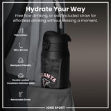 NFL x ION8 Insulated Steel Water Bottle, NFL Falcons, 750ml (24oz)