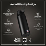 NFL x ION8 Insulated Steel Water Bottle, NFL Ravens, 750ml (24oz)
