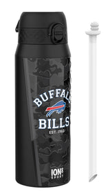 NFL x ION8 Insulated Steel Water Bottle, NFL Bills, 750ml (24oz)