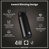 NFL x ION8 Insulated Steel Water Bottle, NFL Bills, 750ml (24oz)