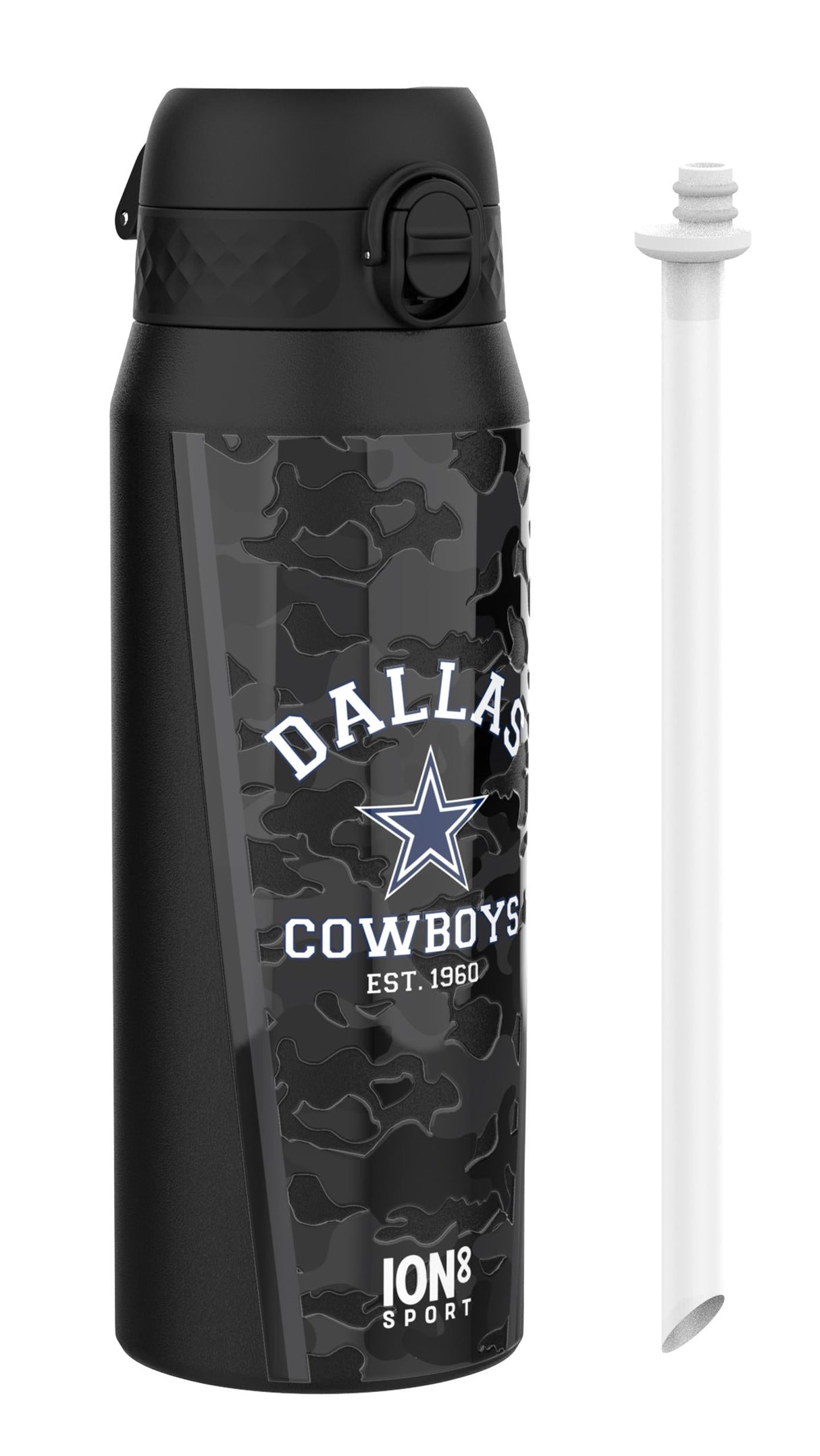 NFL x ION8 Insulated Steel Water Bottle, NFL Cowboys, 750ml (24oz)