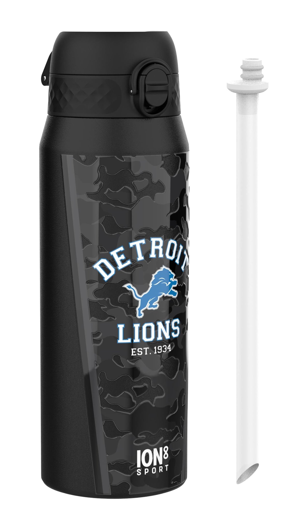 NFL x ION8 Insulated Steel Water Bottle, NFL Lions, 750ml (24oz)