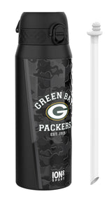 NFL x ION8 Insulated Steel Water Bottle, NFL Packers, 750ml (24oz)
