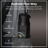 NFL x ION8 Insulated Steel Water Bottle, NFL Jaguars, 750ml (24oz)