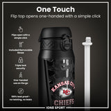 NFL x ION8 Insulated Steel Water Bottle, NFL Chiefs, 750ml (24oz)