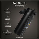 NFL x ION8 Insulated Steel Water Bottle, NFL Chargers, 750ml (24oz)