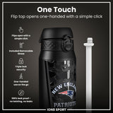 NFL x ION8 Insulated Steel Water Bottle, NFL Patriots, 750ml (24oz)