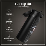 NFL x ION8 Insulated Steel Water Bottle, NFL Giants, 750ml (24oz)