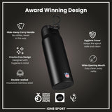 NFL x ION8 Insulated Steel Water Bottle, NFL Titans, 750ml (24oz)