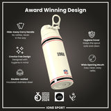 NFL x ION8 Insulated Steel Water Bottle, NFL Falcons, 750ml (24oz)