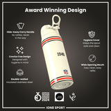 NFL x ION8 Insulated Steel Water Bottle, NFL Browns, 750ml (24oz)