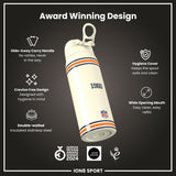 NFL x ION8 Insulated Steel Water Bottle, NFL Broncos, 750ml (24oz)