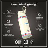 NFL x ION8 Insulated Steel Water Bottle, NFL Texans, 750ml (24oz)