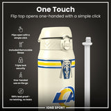 NFL x ION8 Insulated Steel Water Bottle, NFL Rams, 750ml (24oz)