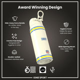 NFL x ION8 Insulated Steel Water Bottle, NFL Rams, 750ml (24oz)