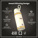 NFL x ION8 Insulated Steel Water Bottle, NFL Commanders, 750ml (24oz)