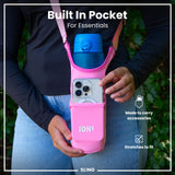 ION8 Lightweight, Sling Bottle Bag, Pink
