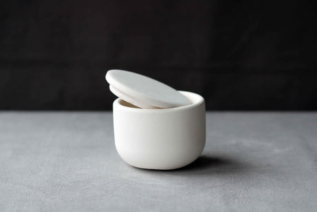 Gloria Home White Concrete Jewellery & Tealight Holder - Small