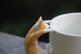 4AM Studio Cat Mug Ginger Cute Ceramic Mug