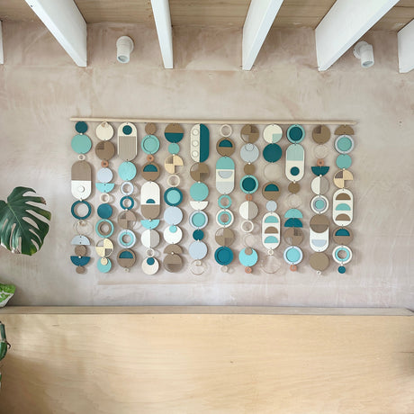 Blue Coastal Wall Art Tapestry | Centre Piece Home Decor