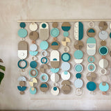 Blue Coastal Wall Art Tapestry | Centre Piece Home Decor