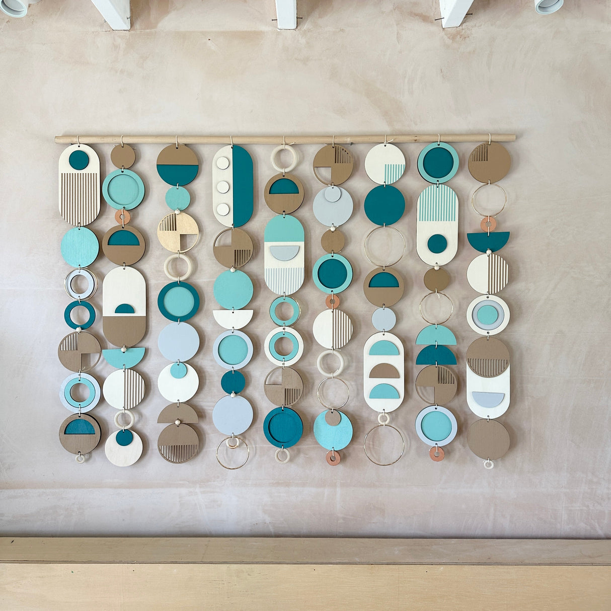 Blue Coastal Wall Art | Large Centrepiece Tapestry Modern Decor
