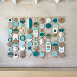 Blue Coastal Wall Art | Large Centrepiece Tapestry Modern Decor