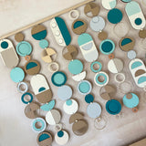 Blue Coastal Wall Art | Large Centrepiece Tapestry Modern Decor