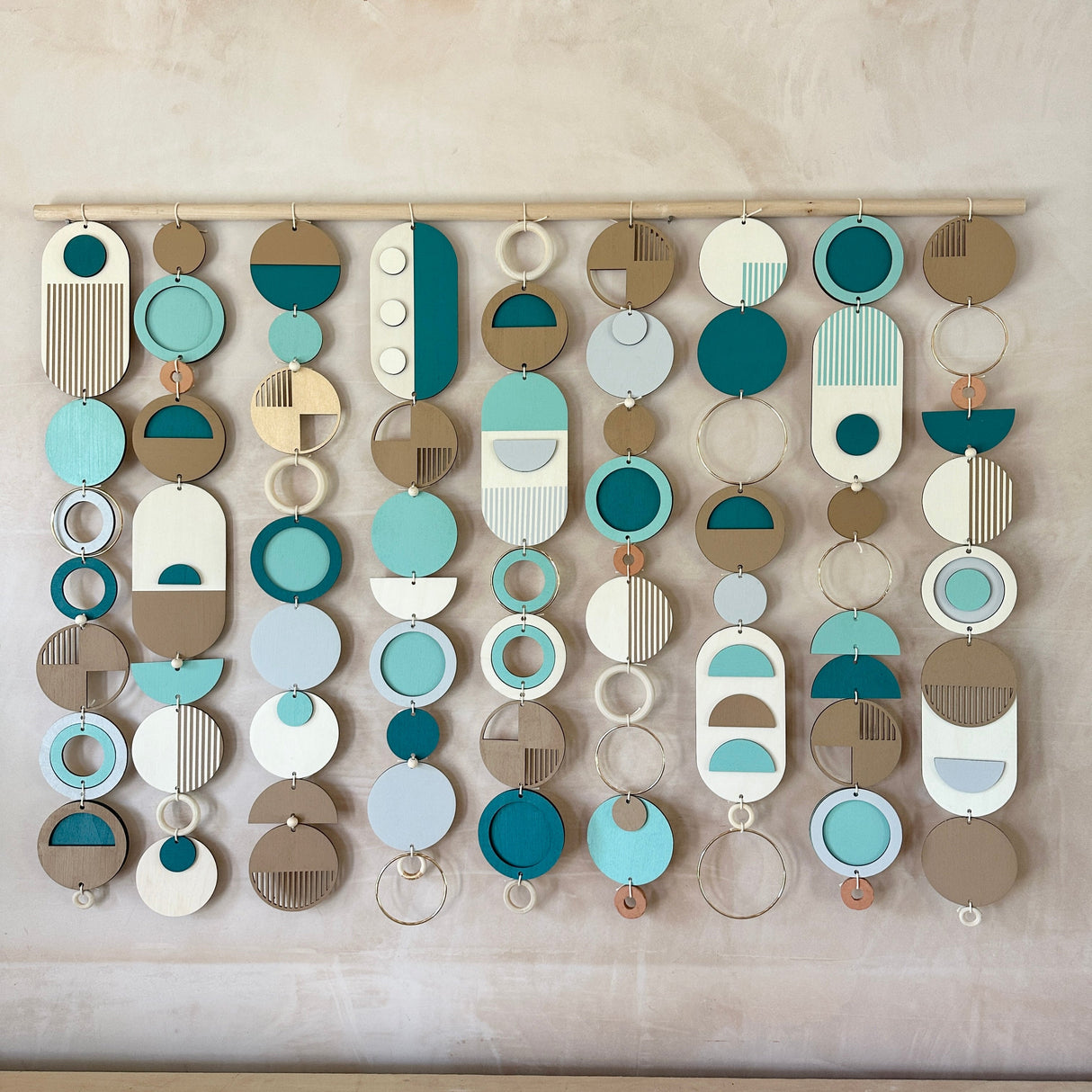 Blue Coastal Wall Art | Large Centrepiece Tapestry Modern Decor