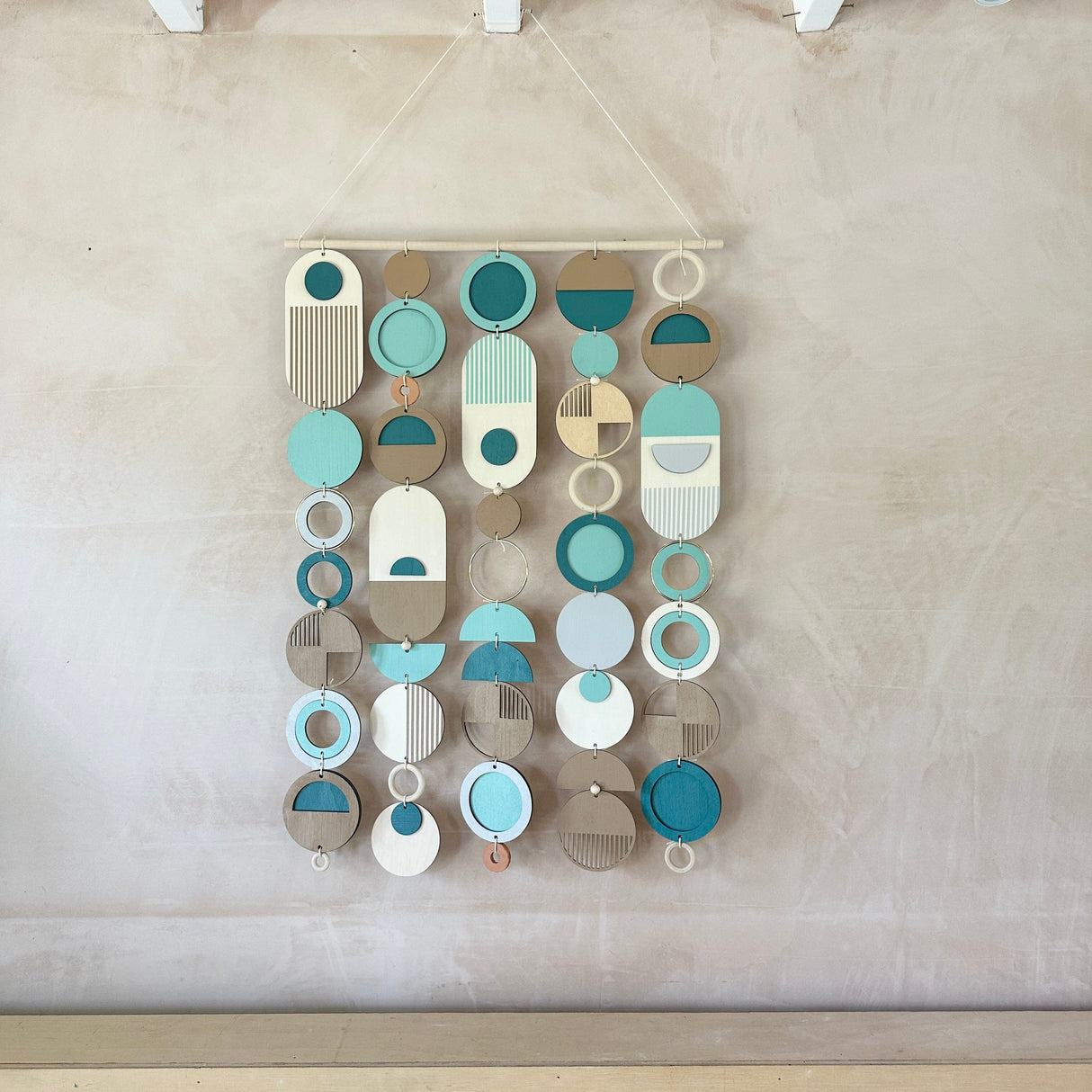Large Blue Coastal Wall Art Tapestry