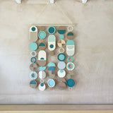 Large Blue Coastal Wall Art Tapestry